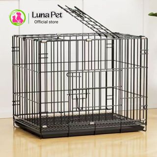 Chuồng chó, chuồng mèo, lồng chó sơn tĩnh điện gấp gọn đủ kích thước S, M, L, XL Luna Pet CN01