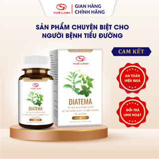 Diatema Tuệ Linh [Chính hãng] - Giúp hạ và ổn định đường huyết, ngăn biến chứng bệnh tiểu đường - Hộp 30 viên