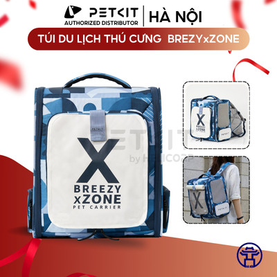 Balo du lịch cho chó mèo Petkit xZone bản mới 2026 chất liệu Vải chống nước rộng, thoáng
