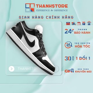   CHÍNH HÃNG  Giày thể thao nam nữ trắng đen giày AIR JORDAN 1 LOW PANDA _hàng chính hãng - NAJ1LB 