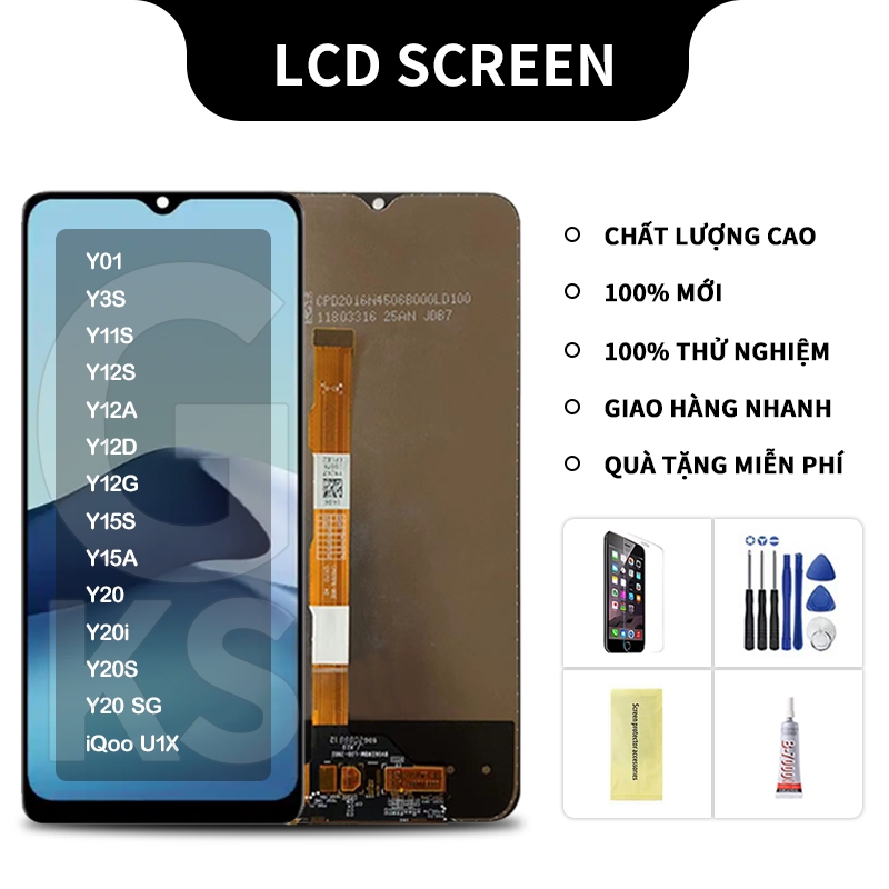 Màn hình thay thế Vivo Y01 Y3S Y11S Y12S Y12A Y12D Y12G Y15S Y15A Y20 Y20i Y20S Y20 SG iQoo U1X