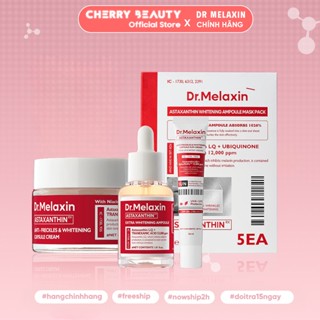 Kem Dưỡng Trắng Da Mờ Thâm Nám Dr Melaxin Astaxanthin (Bộ Đỏ) | Cherry Beauty