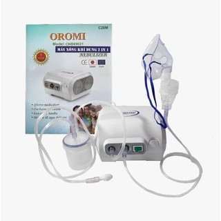 Máy xông khí dung và hút mũi 2 trong 1 oromi model c28m công nghệ nhật bản - hàng chính hãng