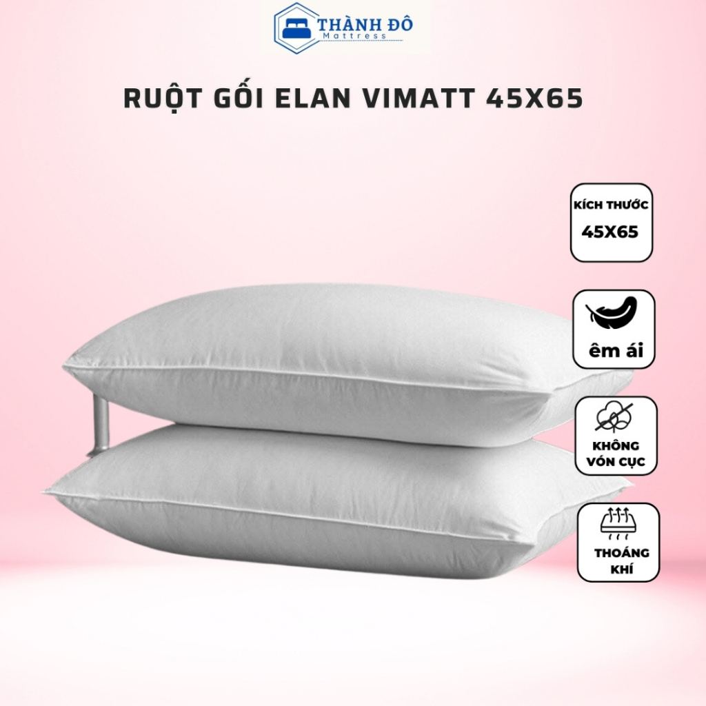 Ruột gối đầu ELAN VIMATT 45X65