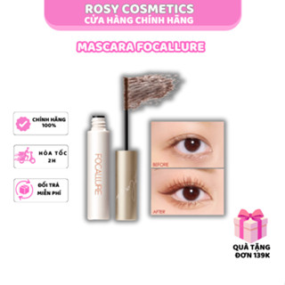  MASCARA FOCALLURE CHUỐT LÔNG MI DÀI CONG DÀY CHỐNG THẤM NƯỚC ĐẦU CỌ 3MM DUNG TÍCH 6ML Rosy Comestic 