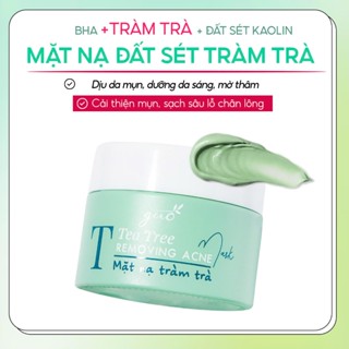 Mặt nạ đất sét tràm trà cải thiện mụn, sạch sâu, se khít lỗ chân lông - GUO Tea Tree Mask 50g