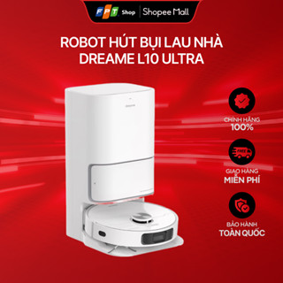 Robot hút bụi lau nhà Dreame L10 Ultra tự động đổ rác giặt giẻ lau, lực hút 5300Pa, pin 5200mAh
