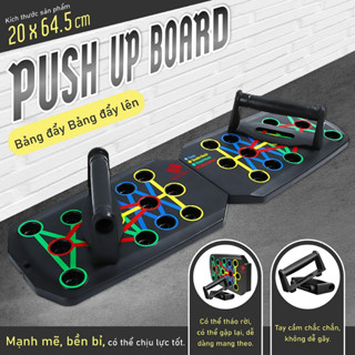 [ALL SIZE] Dụng cụ hít đất đa năng,đồ chống đẩy sức chịu nặng 12in1 loại 34 lỗ hít đất  gym ngực tay