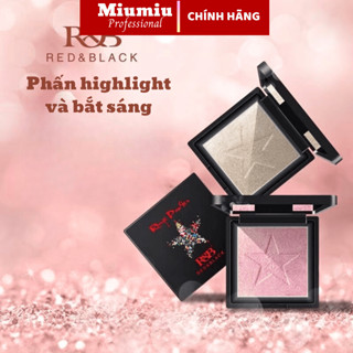 Phấn highlight và bắt sáng RED&BLACK mềm mịn bám phấn lên màu đẹp
