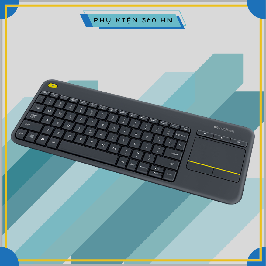 Bàn phím không dây Logitech K400 Plus Đen