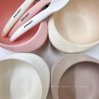 SET BÁT MUỖNG SILICON UBMOM - DOTTODOT X BLUEMAMA CHO BÉ HÀN QUỐC