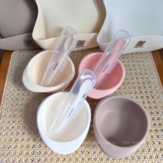 SET BÁT MUỖNG SILICON UBMOM - DOTTODOT X BLUEMAMA CHO BÉ HÀN QUỐC