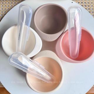 SET BÁT MUỖNG SILICON UBMOM - DOTTODOT X BLUEMAMA CHO BÉ HÀN QUỐC