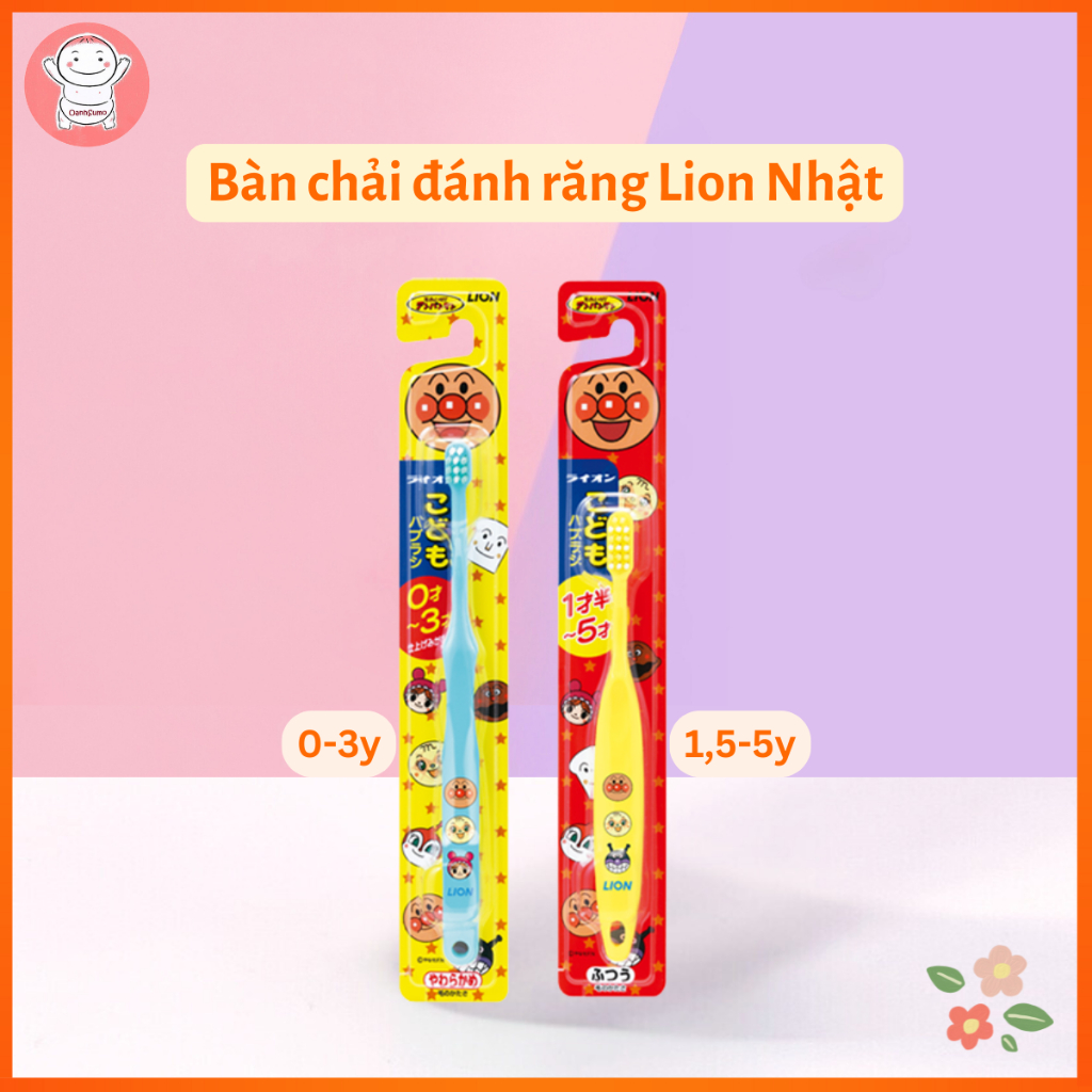 Bàn chải đánh răng cho bé Lion Nhật