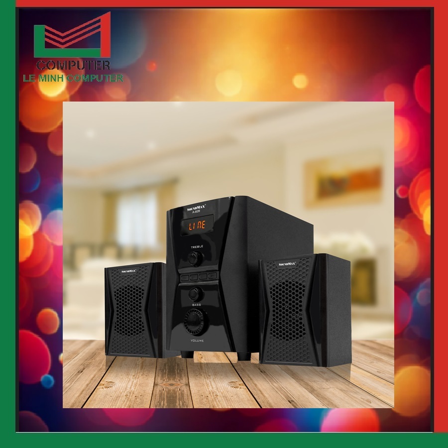 LOA 2.1 SOUNDMAX A828 CHÍNH HÃNG – ÂM THANH SỐNG ĐỘNG, KẾT NỐI ĐA DẠNG (CÓ Bluetooth)