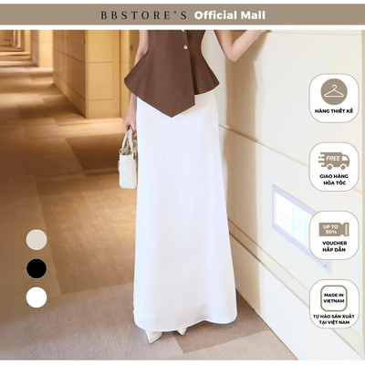GRACY BY BBSTORE'S Chân Váy Lụa Dáng Dài Đuôi Cá - V4302B