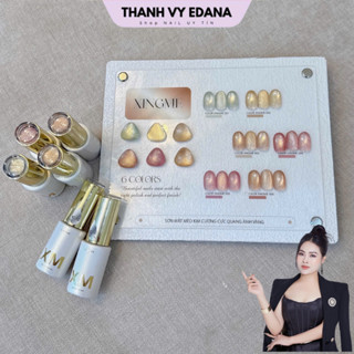 Sơn mắt mèo ánh sao vàng XINGME, mắt mèo kim cương cực quang ánh vàng mẫu mới XINGME lẻ màu