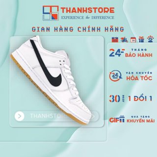 [CHÍNH HÃNG] Giày thể thao nam nữ trắng giày SB DUNK LOW PRO WHITE GUM_hàng chính hãng - NDLPWG