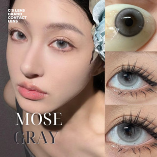 Kính áp tròng Gtrendy MOSE GRAY xám tây vân tia sáng lens cận 6 tháng G.DIA 14.2mm độ 0-8 (Nội Địa)