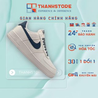 [CHÍNH HÃNG] Giày thể thao nam nữ xanh navy AIR FORCE 1 LOW CANVAS NAVY giày AF1 - NAF1CN