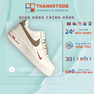   CHÍNH HÃNG  Giày thể thao nam nữ trắng giày AIR FORCE 1 CREAM TARMAC giày AF1 - NAF1CT 
