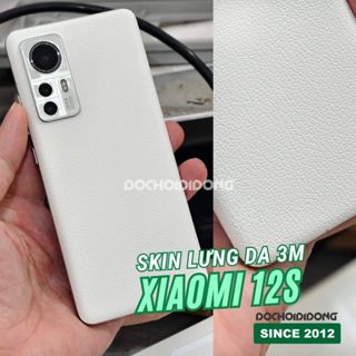[Nhiều Màu] Miếng Dán Skin PPF Lưng Không Viền Đổi Màu Điện Thoại Xiaomi 12 12s 12x Cao Cấp Phiên Bản Vân Da 3M
