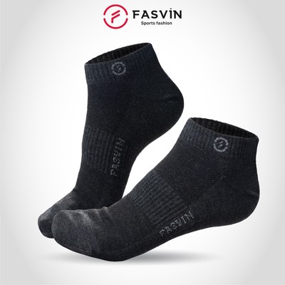 Tất COTTON Nam cổ ngắn FASVIN Mềm Mịn Co Giãn Tốt TN22906.HN