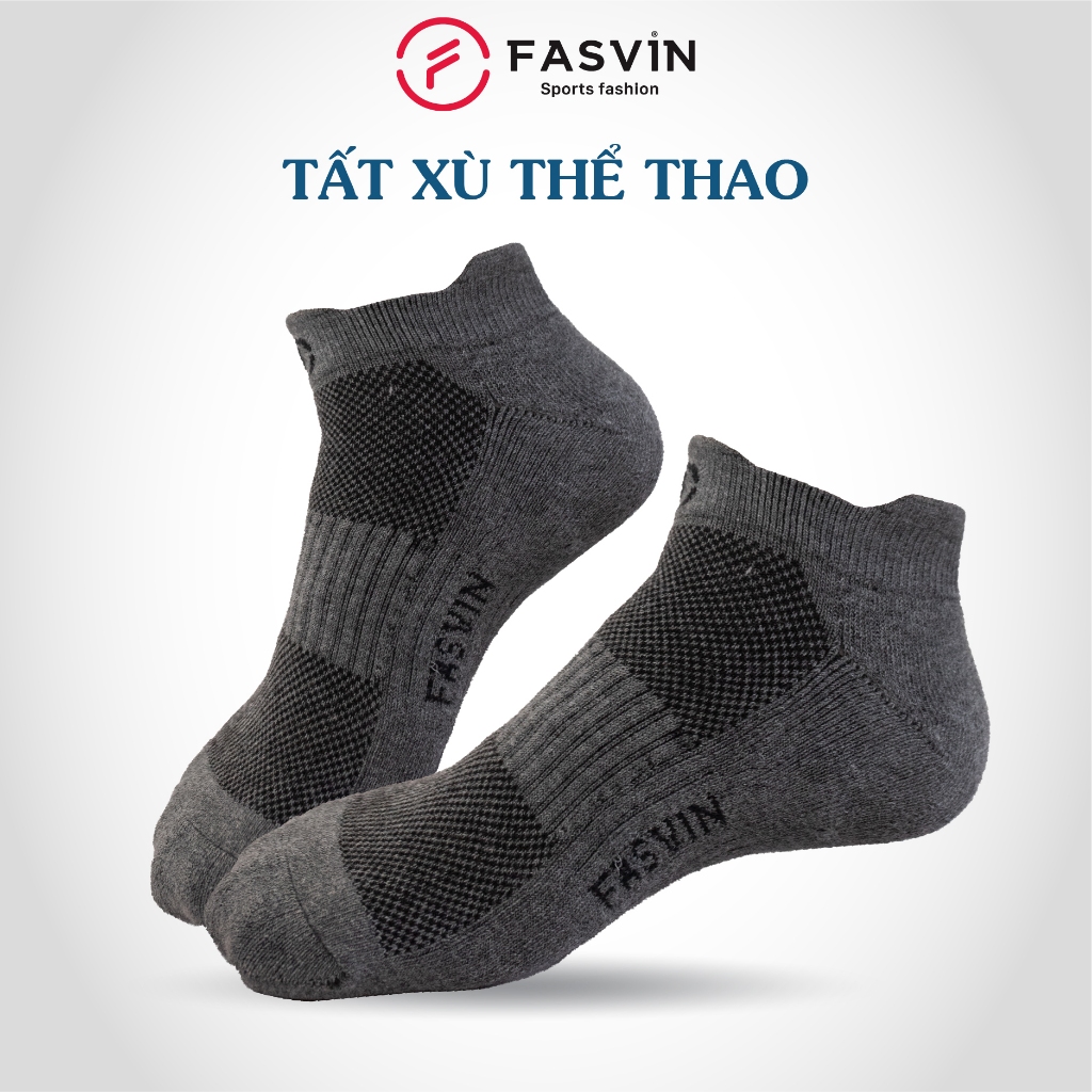 Tất Xù Nam Thể Thao Chống Trơn Fasvin Mềm Mịn Co Giãn Tốt TN24907.HN