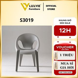Ghế nhựa dùng cho bàn ăn, quán cafe S3019