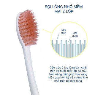 Bàn chải đánh răng cao cấp Nude Hàn Quốc Good1 làm sạch sâu bảo vệ răng giảm hôi miệng