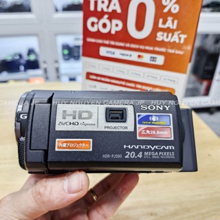  MÁY QUAY PHIM  SONY HDR PJ590 V ĐẸP.  SONY HDR PJ590V  TÍCH HỢP MÁY CHIẾU MINI. MÀN HÌNH XOAY LẬT CẢM ỨNG. 