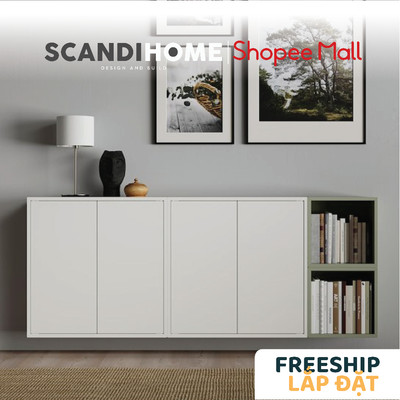 NIKOS, Tủ lưu trữ 2 cánh mở CBN_004, 70x35x70cm, tủ gỗ Scandi Home