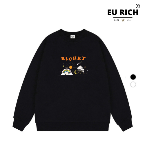 Áo Sweater Eu Rich Premium Nỉ Thời Tiết Weather