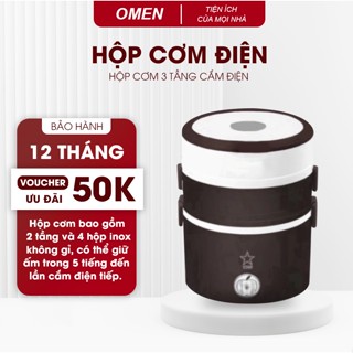 Hộp Cơm Cắm Điện Hâm Nóng Inox Cao Cấp 3 Tầng Đa Năng Làm Nóng Nhanh An Toàn Chính Hãng - HC1
