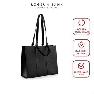Túi Tote Nam Giới Ngang Chất Liệu Da Bê Cao Cấp BST ROGER & FANK CL058