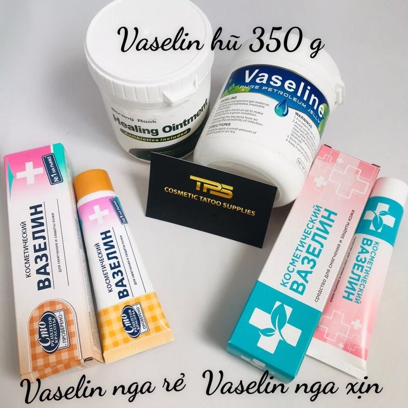 [Combo 10Tuýt] Vaseline Nga Chuyên Dùng Trong Phun Xăm Hàng Xịn