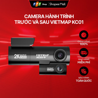 [Chỉ GH tận nơi] Camera hành trình trước và sau Vietmap KC01 (KEY Vietmap Live 6 tháng,thẻ nhớ 64GB)