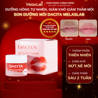 Son Dưỡng Môi MELASLAB DACITA, Son Dưỡng Thiên Nhiên Cao Cấp Làm Hồng Giảm Thâm Môi Giảm Khô Nứt Nẻ Môi