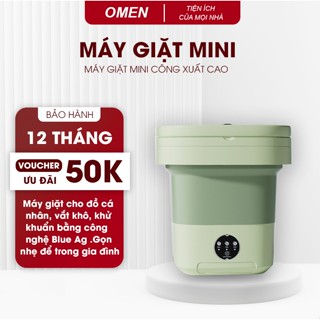 Máy giặt mini gấp gọn, máy giặt đồ lót, tất vớ, giặt đồ cho bé dung tích 6L tự vắt khô khử khuẩn bằng công nghệ mới