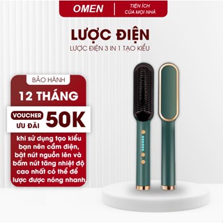  Lược Điện Chải Tóc Tạo Kiểu Chuyên Nghiệp Lượt Điện 3in1 Đa Năng - Kiêm Máy Uốn Duỗi Ép Tóc Tạo Kiểu - L3 