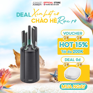 Bộ dao 5 cái đế xoay cao cấp Joseph Joseph ElevateTM Editions Sage - 004304 (thiết kế độc quyền)