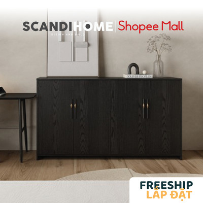 ESTELLE, Tủ lưu trữ DRA_451, 160x40x90cm, sản xuất bởi Scandi Home