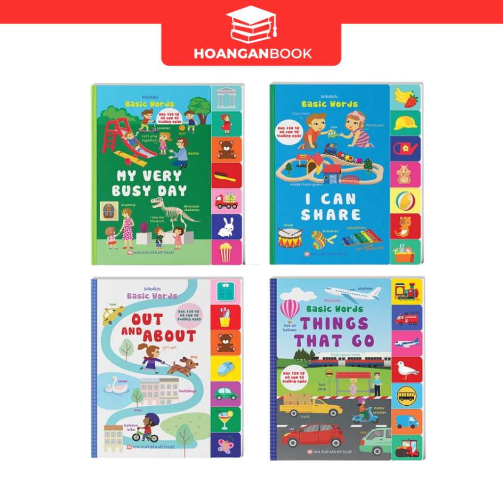 Sách: Basic Words - Cùng Bé Học Tiếng Anh - Bản Quyền tại Pretty Cosmetics