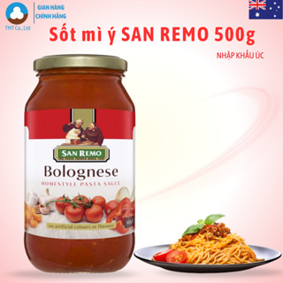 Sốt mì ý spaghetti thương hiệu San Remo 500g nhiều hương vị