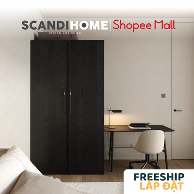 ESTELLE, Tủ quần áo WAR_130, 120x57x220cm, sản xuất bởi Scandi Home