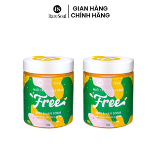 COMBO 2 Muối tắm FREE tẩy tế bào chết đa năng 330gx2