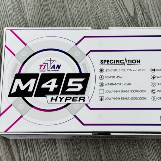 Trợ sáng Titan m45 Hyper - H2LED - Giá 1 đèn