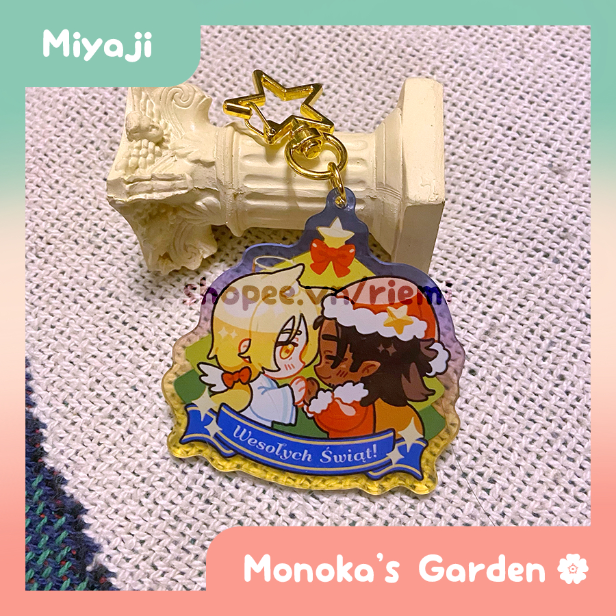 Keychain/Móc khoá 6cm Toland x Mlynar Arknights artist Monoka