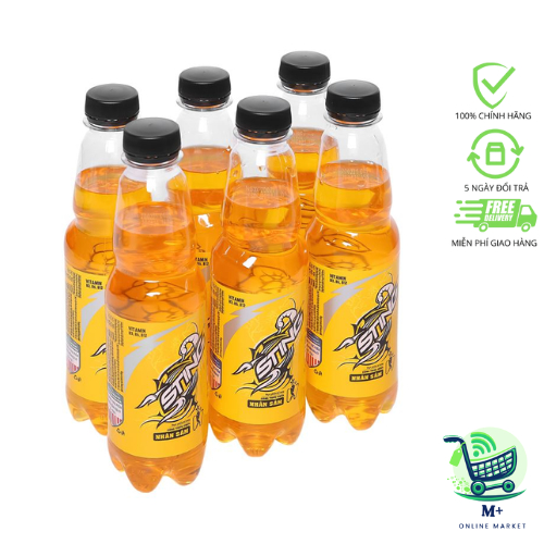 [1 lốc] Nước tăng lực Sting vàng/dâu chai 330ml