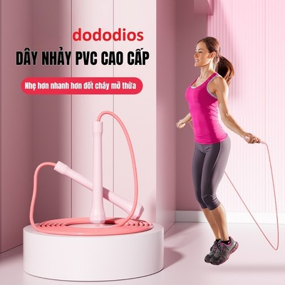 Dây Nhảy Tốc Độ Chất Liệu Pvc Dày 6mm, Hỗ Trợ Tập Skill Không Bị Xoắn Dây, Dây Nhảy Tốc Độ PVC JUMP ROPES Cardio